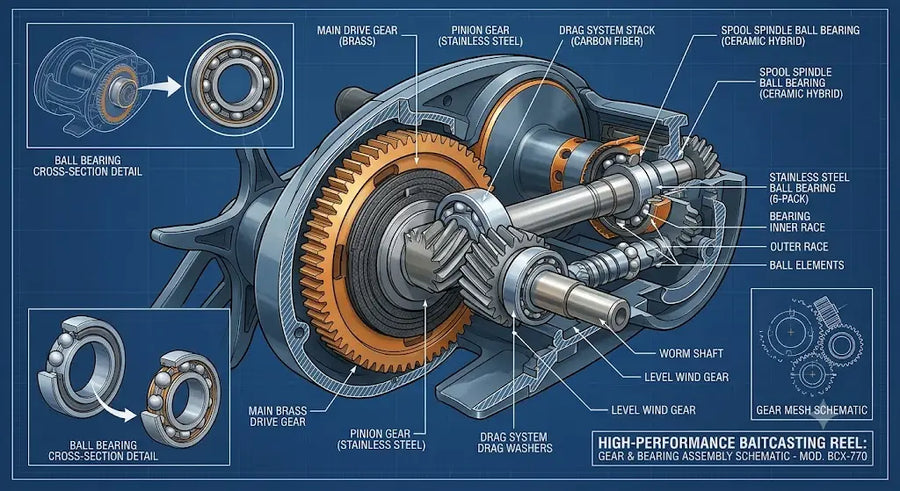The Truth About Bearings: Why More Bearings Don’t Always Mean a Better Reel