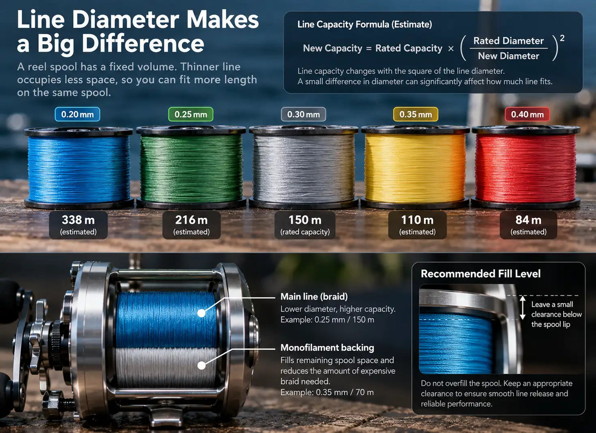 How Much Fishing Line Do You Actually Need? A Practical Capacity Calculator