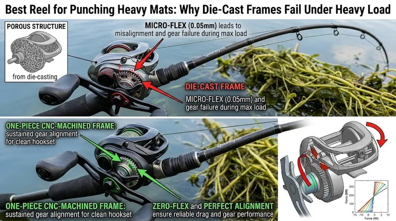 Best Reel for Punching Heavy Mats: Why Die-Cast Frames Fail Under Heavy Load