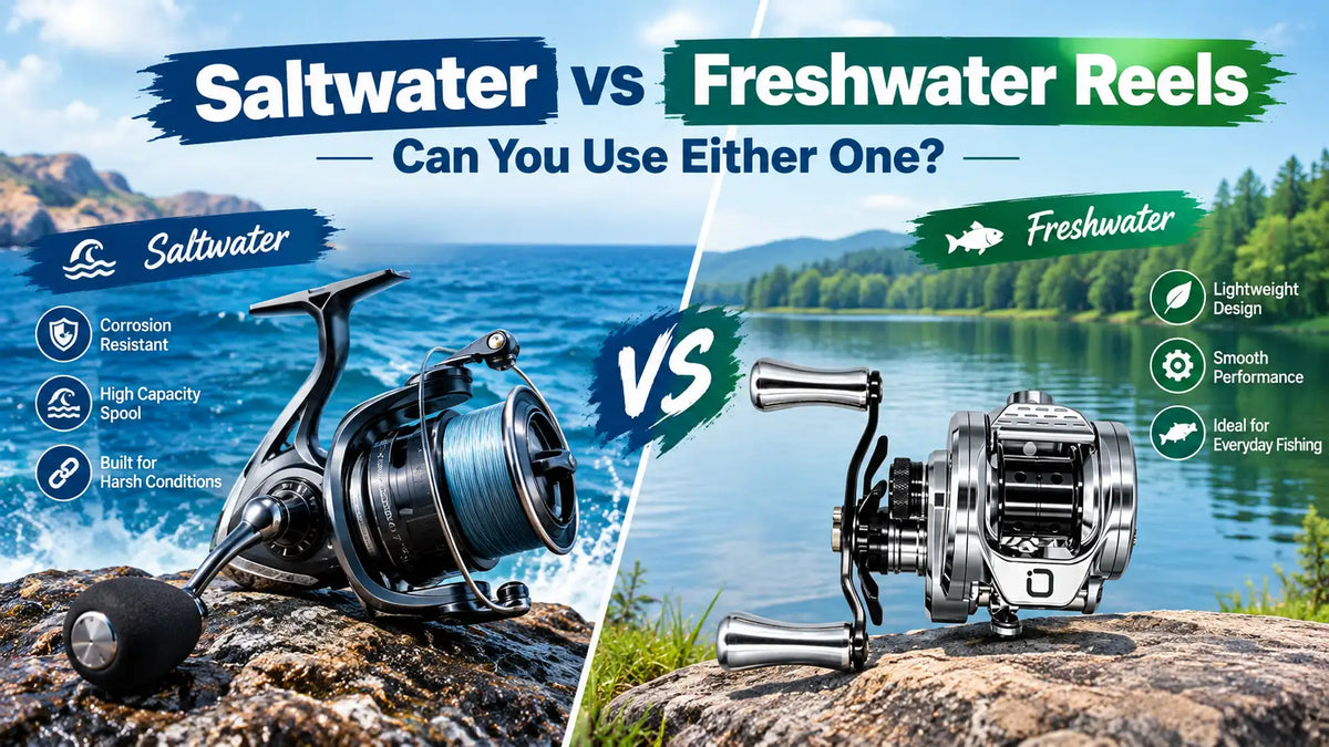 Saltwater vs Freshwater Spinning Reels: Can You Use Either One?