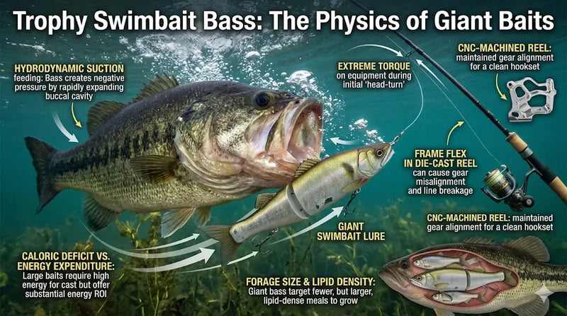 Trophy Swimbait Bass: The Predator Physics Behind Giant Baits