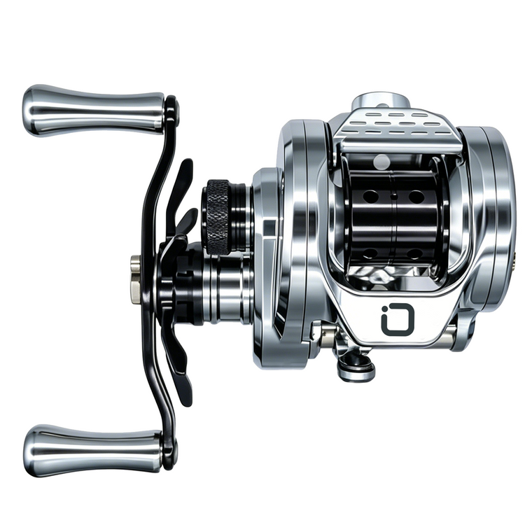 Ultralight Gunmetal Gray Conventional Reel for Precision Fishing