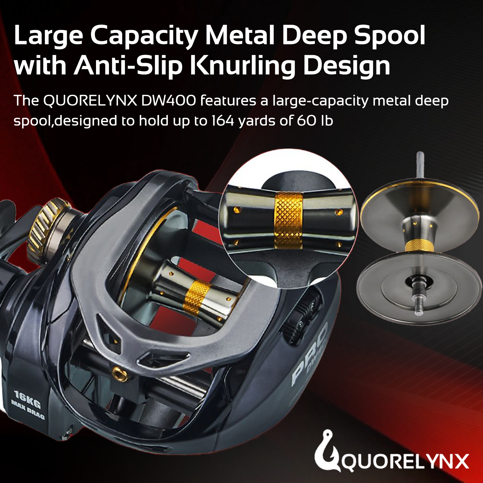 depth record fishing reel Deepwater Warrior Baitcasting Fishing Reel