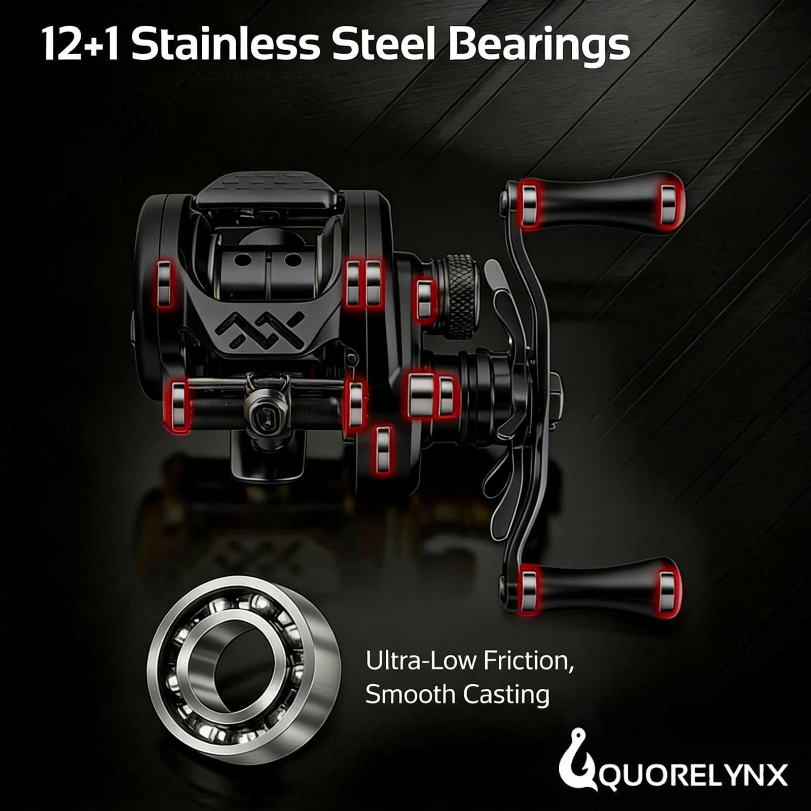 Ultralight Conventional Reel (Round Baitcasting Style) for Light Line Precision Fishing