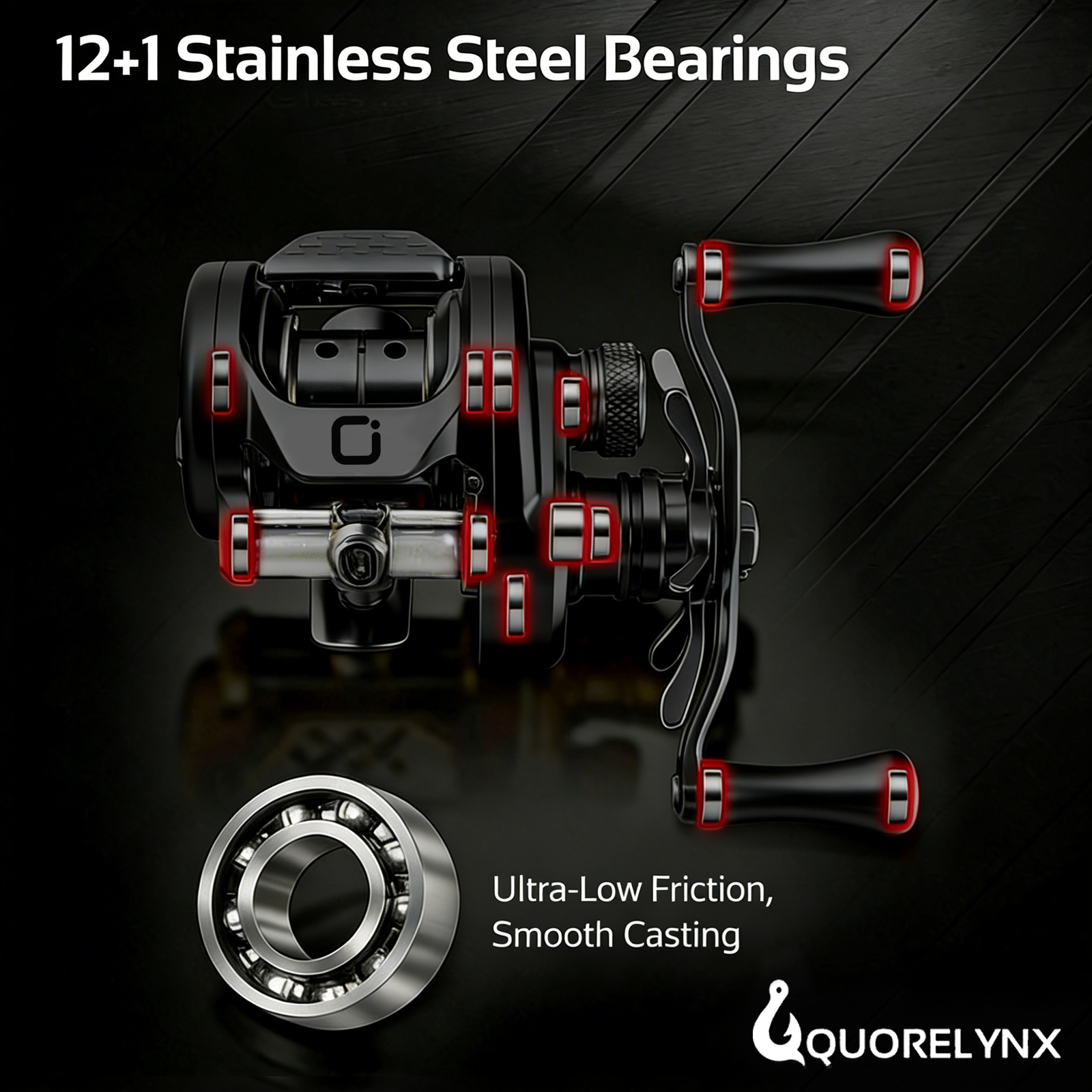 Ultralight Conventional Reel for Light Line Precision Fishing