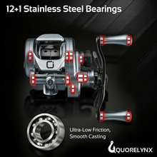 Ultralight Gunmetal Gray Conventional Reel for Precision Fishing