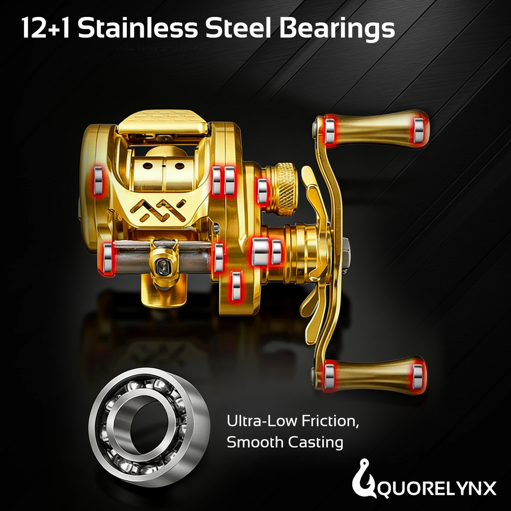 Ultralight Conventional Reel for Precision Fishing