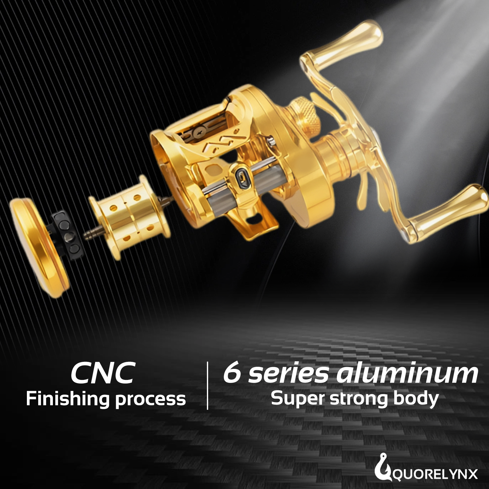 Ultralight Conventional Reel for Precision Fishing