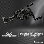 Ultralight Conventional Reel for Light Line Precision Fishing