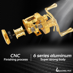 Ultralight Conventional Reel for Precision Fishing