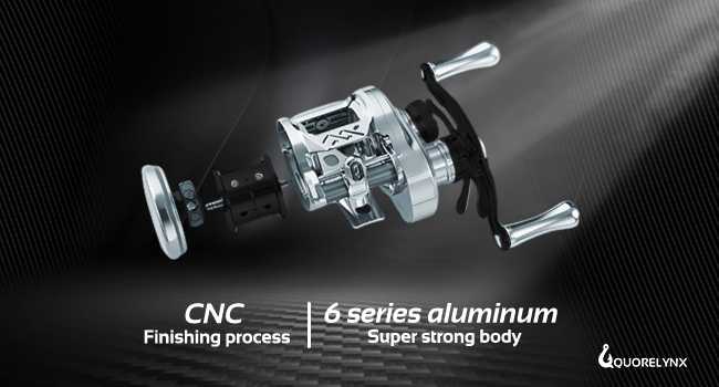 Ultralight Gunmetal Gray Conventional Reel for Precision Fishing