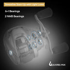 DC Electronic Brake Baitcaster Reel