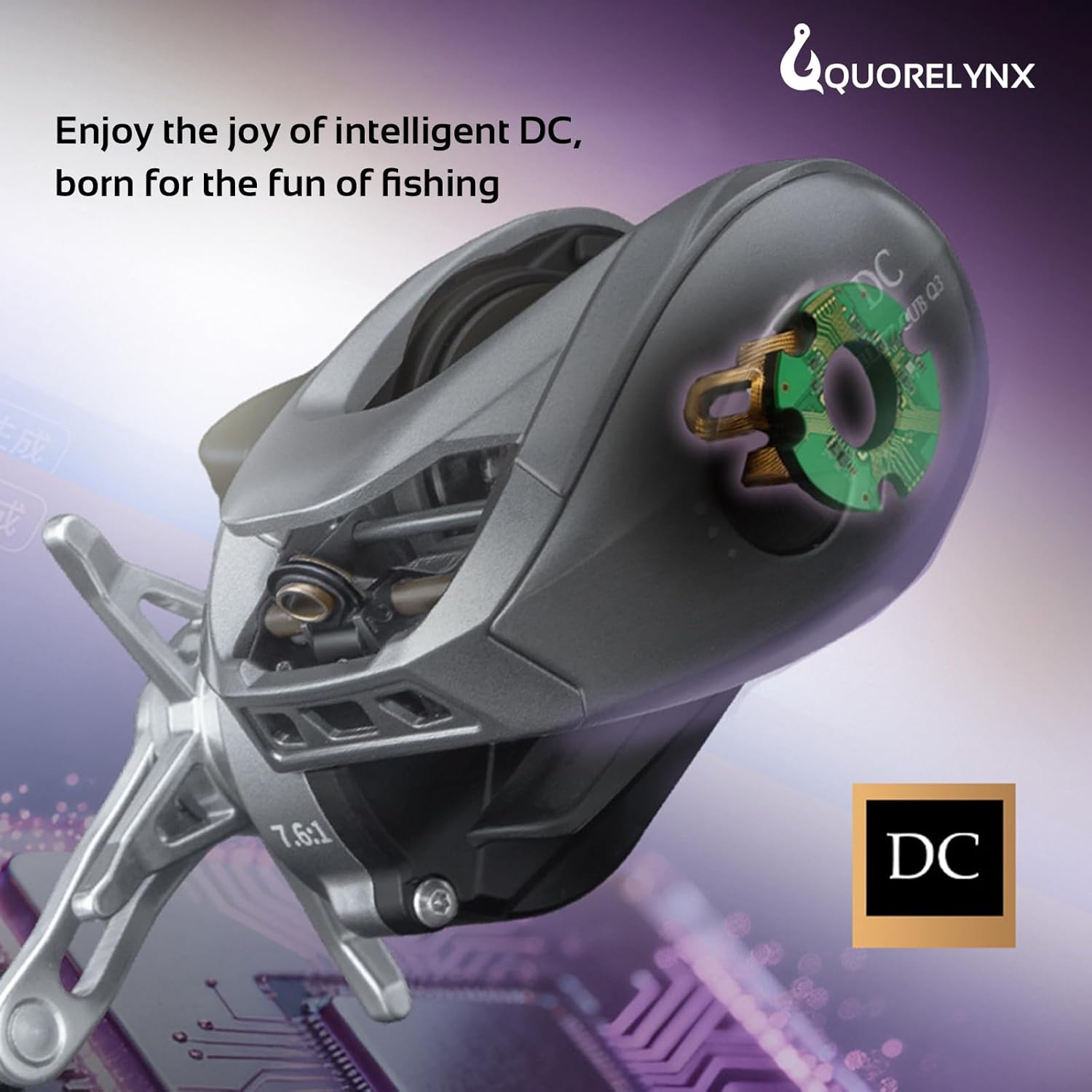 baitcast reel brake DC Electronic Brake Baitcaster Reel
