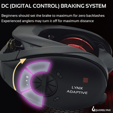 DC Electronic Brake Baitcaster Reel